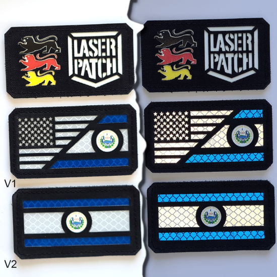 El Salvador Flagge Patch - Zentralamerikanisch