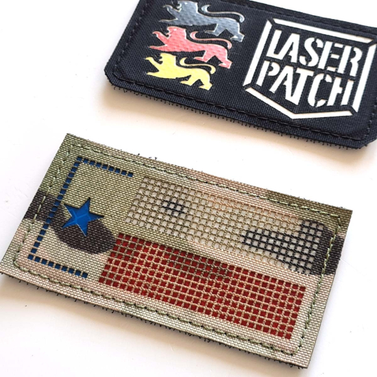 America Texas Tactical Flag Laser Patch