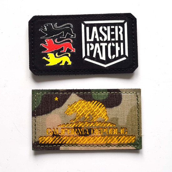 America California Tactical Flag Laser Patch