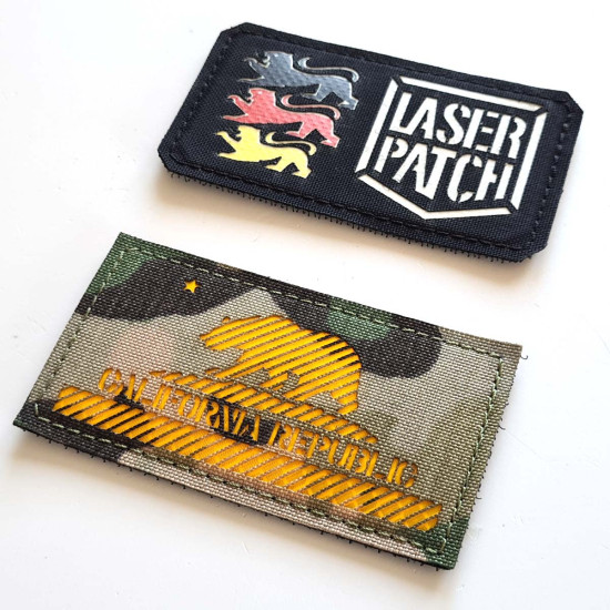 America California Tactical Flag Laser Patch