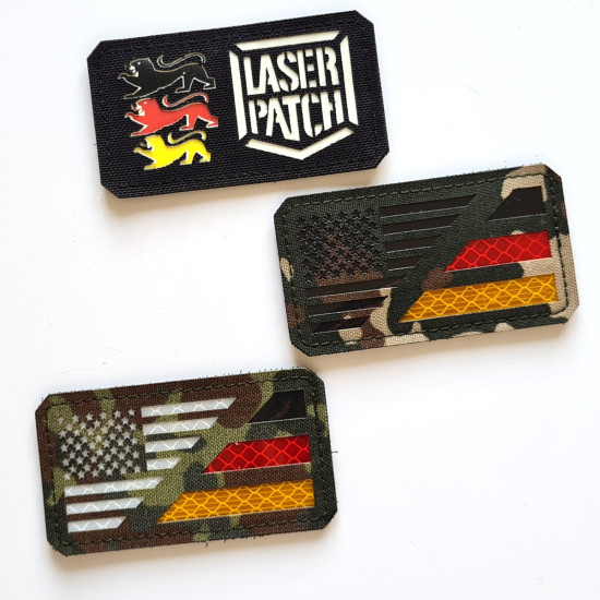 USA-Deutschland Dual Flagge Patch - Allianz