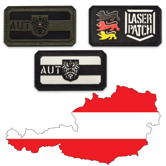Austria Special Forces Flag Patch - Bundesheer