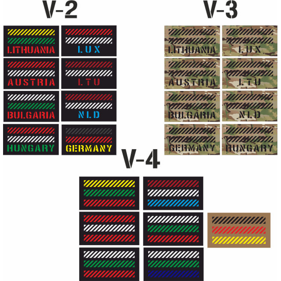 Litauen Flagge Patch - Baltische Nation