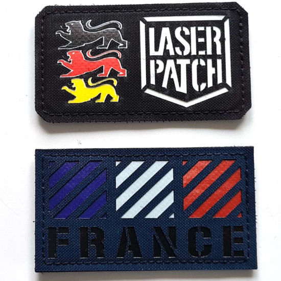 Frankreich Multicam Flagge Patch - Französische Einsätze