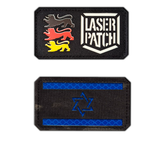 Israel Flaggen-Patch - Davidstern