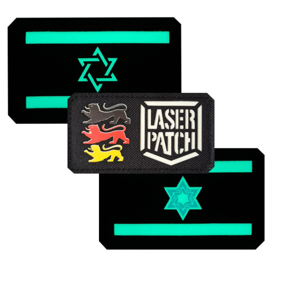 Israel Flaggen-Patch - Davidstern