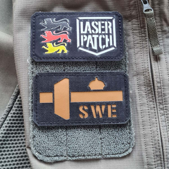 Schweden Multicam Flaggen-Patch - Nordisch Taktisch