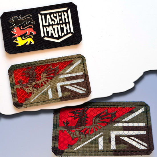 England-Wales Flagge Patch - Britische Nationen