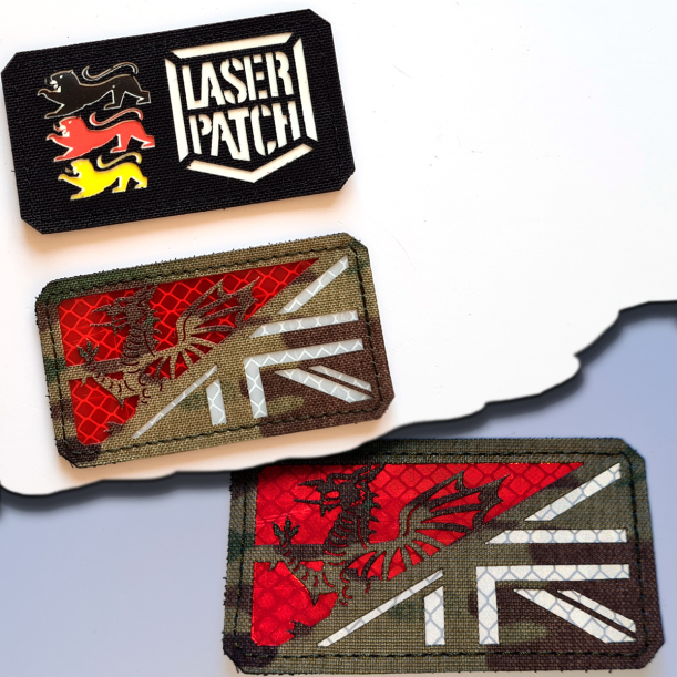England-Wales Flagge Patch - Britische Nationen