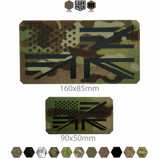 England-USA Allianz Flagge Patch - Besondere Beziehung