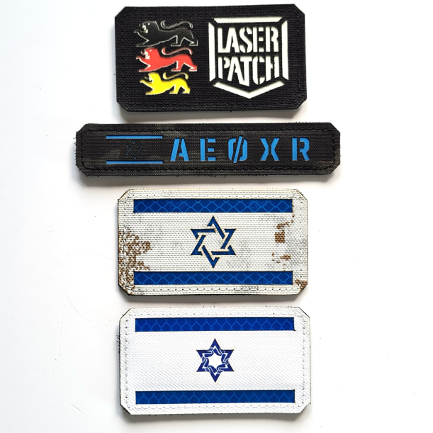 Israel Flaggen-Patch - Davidstern