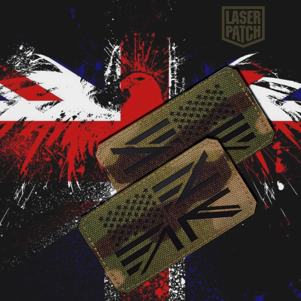 England-USA Allianz Flagge Patch - Besondere Beziehung