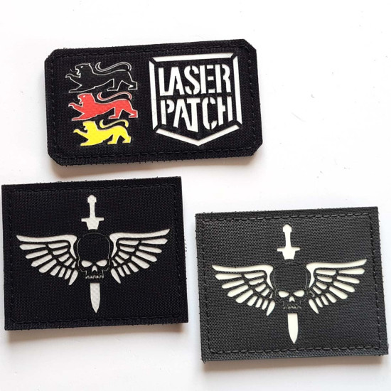 Adeptus Astartes - Lasercut Patch mit Klett