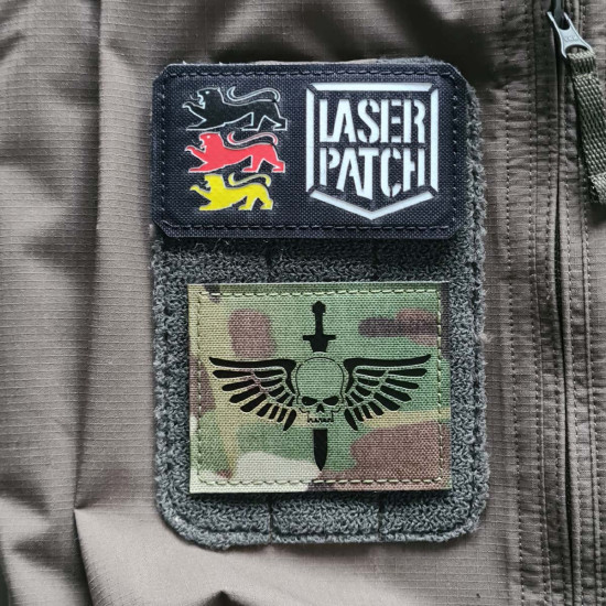Adeptus Astartes - Lasercut Patch mit Klett