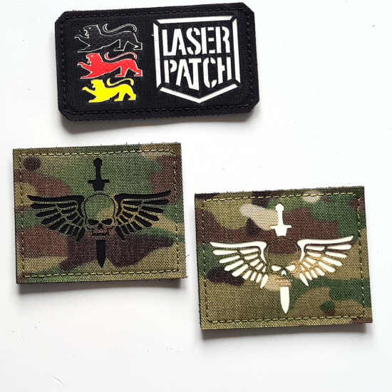 Adeptus Astartes - Lasercut Patch mit Klett