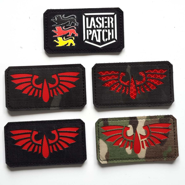 Space Marine Blood Angels - Lasercut Patch mit Klett