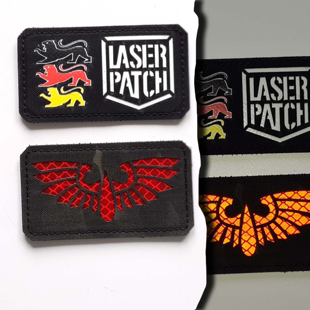 Space Marine Blood Angels - Lasercut Patch mit Klett