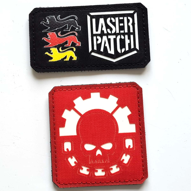Legio Cybernetica - Lasercut Patch mit Klett