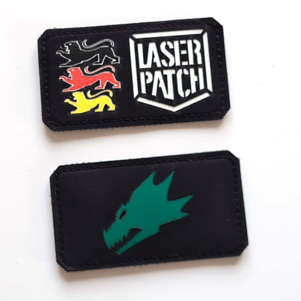 Salamanders Aufnäher - Lasercut Patch mit Klett