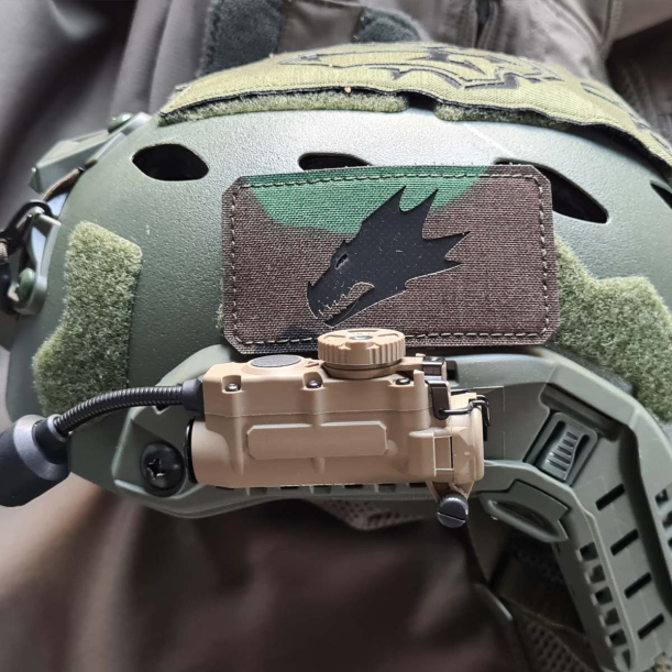 Salamanders Aufnäher - Lasercut Patch mit Klett