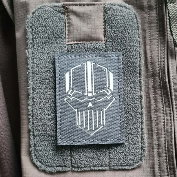 Pre-Heresy Iron Warriors - Lasercut Patch mit Klett