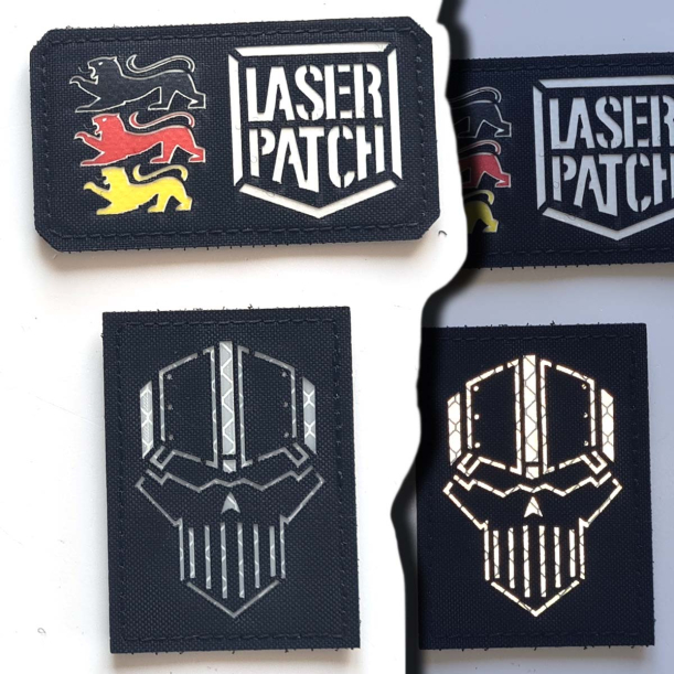 Pre-Heresy Iron Warriors - Lasercut Patch mit Klett