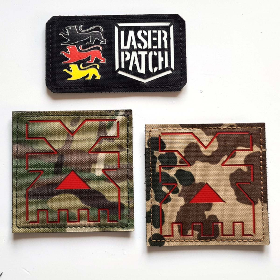 Khorne World Eaters - Lasercut Patch mit Klett