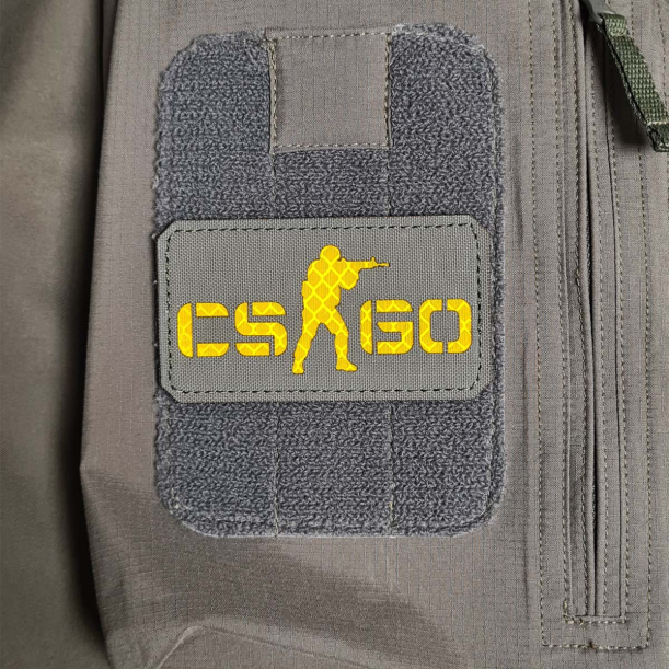 Counter Strike Aufnäher - Schwarz