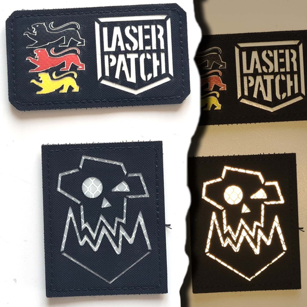 Gorkamorka Orks - Lasercut Patch mit Klett