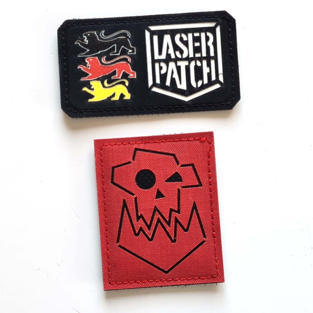 Gorkamorka Orks - Lasercut Patch mit Klett