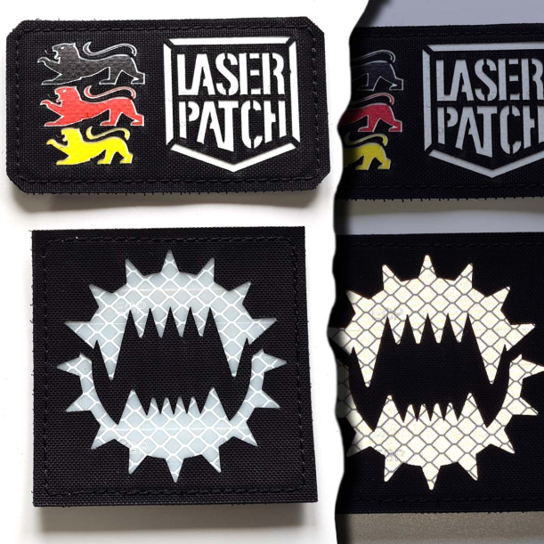 World Eaters - Lasercut Patch mit Klett