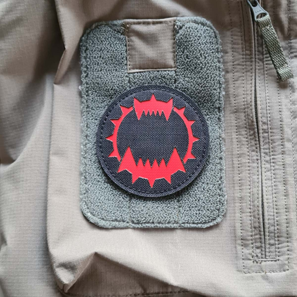 World Eaters - Lasercut Patch mit Klett