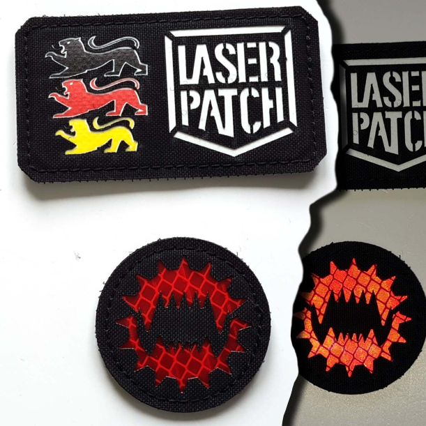 World Eaters - Lasercut Patch mit Klett