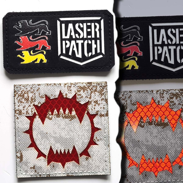 World Eaters - Lasercut Patch mit Klett