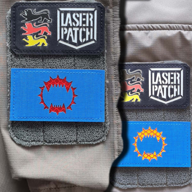 World Eaters - Lasercut Patch mit Klett