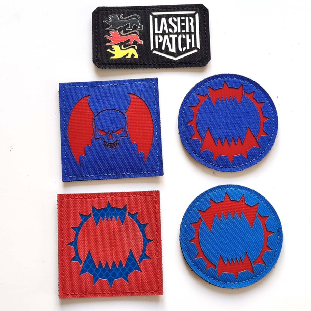 World Eaters - Lasercut Patch mit Klett