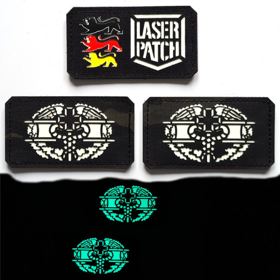 USA Sanitätskorps-Patch - Lasercut Patch mit Klett