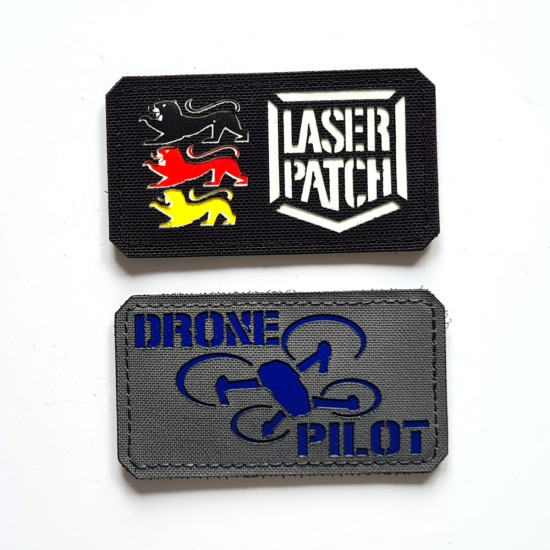 Drohnenpilot Taktischer - Mittlere Stufe UAV Operator - Lasercut Patch mit Klett