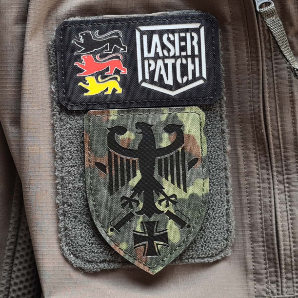 Kommando Heer Deutsches Armee Kommando Taktischer - Lasercut Patch mit Klett