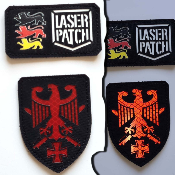 Kommando Heer Deutsches Armee Kommando Taktischer - Lasercut Patch mit Klett