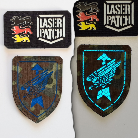 DSK KSK Deutsche Spezialkräfte Taktischer - Lasercut Patch mit Klett