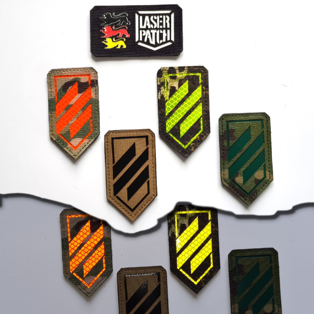 Azov Brigade Alternatives Design Ukraine Militär Taktischer - Lasercut Patch mit Klett