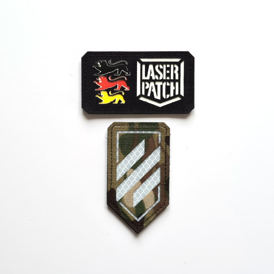 Azov Brigade Alternatives Design Ukraine Militär Taktischer - Lasercut Patch mit Klett