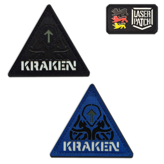 Ukraine Kraken Spezialkräfte Taktischer - Lasercut Patch mit Klett