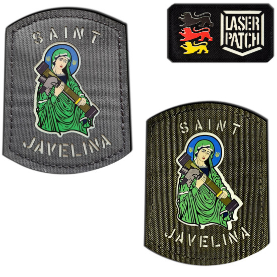 Ukraine Sankt Javelin Taktischer Moral - Lasercut Patch mit Klett