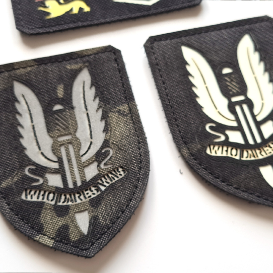 SAS Special Air Service Britische Spezialkräfte Taktischer - Lasercut Patch mit Klett
