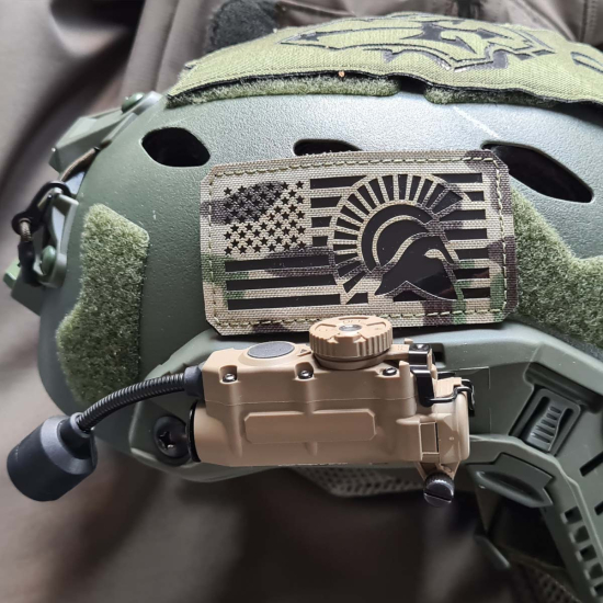 US Taktischer Spartaner Krieger Alternatives Design Moral - Lasercut Patch mit Klett