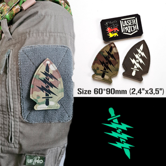 US Spezialeinsatzkommando 1. Spezialkräfte Taktischer - Lasercut Patch mit Klett