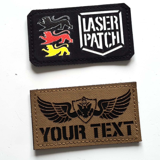 US Army - Navy - Luftwaffe – Lasercut Patch mit Klett