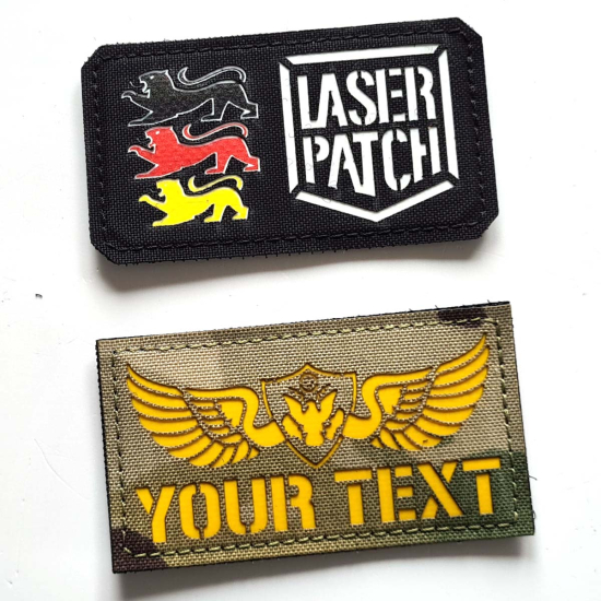 US Army - Navy - Luftwaffe – Lasercut Patch mit Klett
